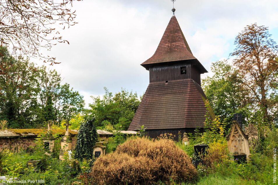 Jezbořice - zvonice u kostela svatého Václava